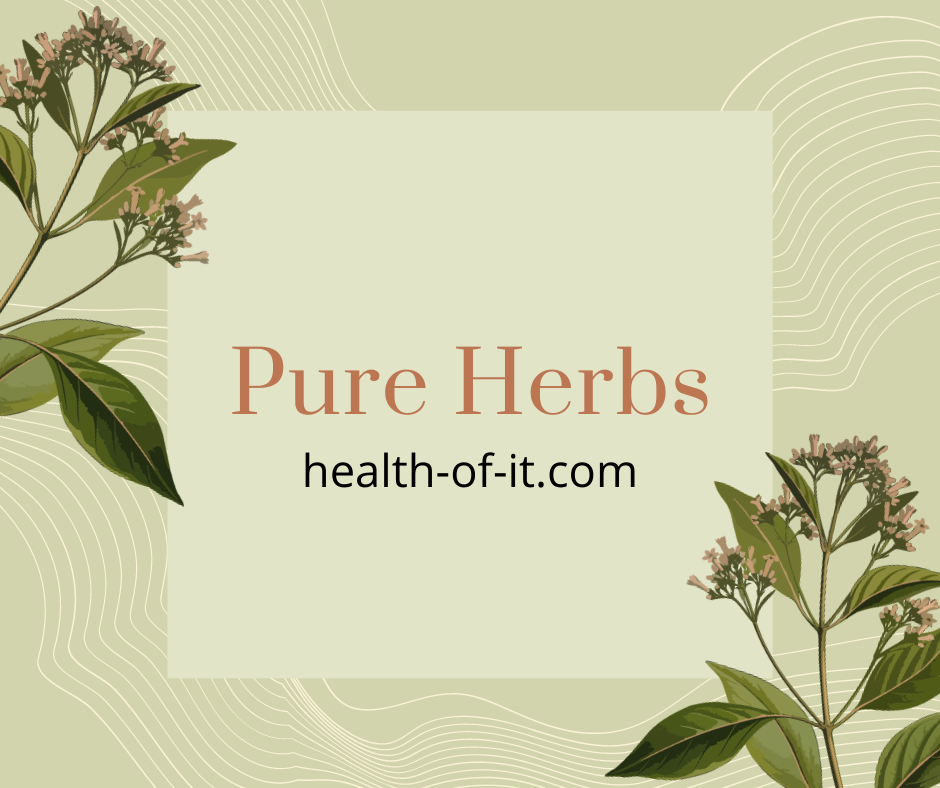 Pure Herbs-The Best Herbs To Have A Healthy Body